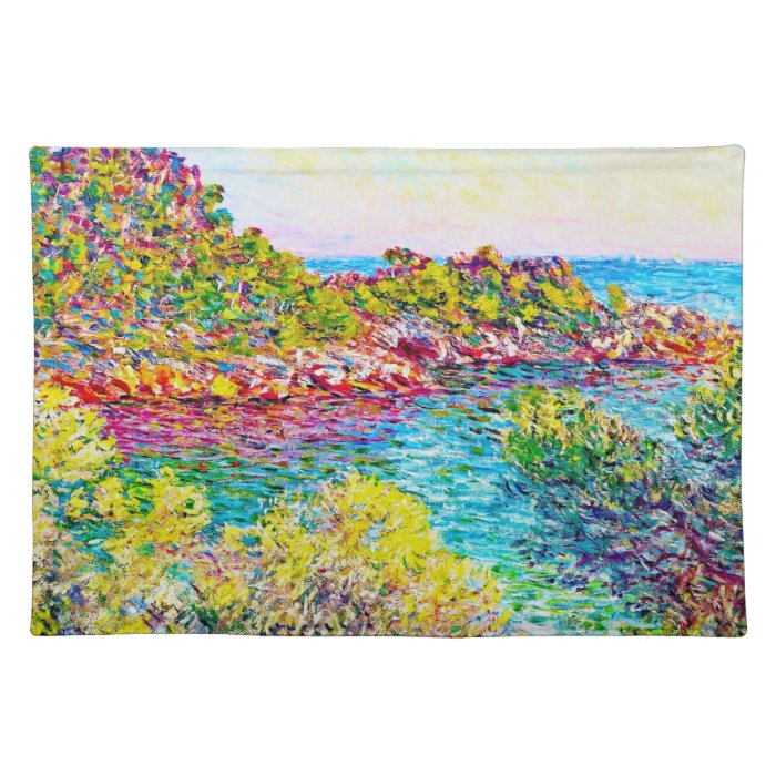 Landscape near Montecarlo, 1883 Claude Monet Placemats