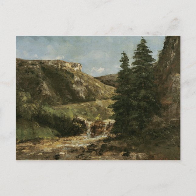 Landscape near Ornans, c.1858 Postcard (Front)
