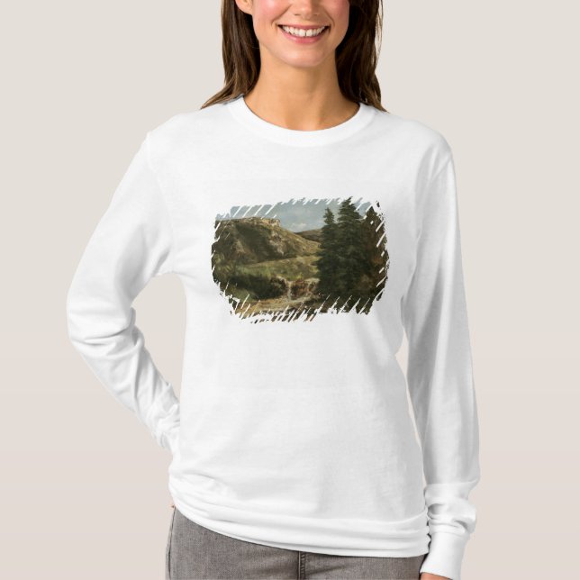 Landscape near Ornans, c.1858 T-Shirt (Front)