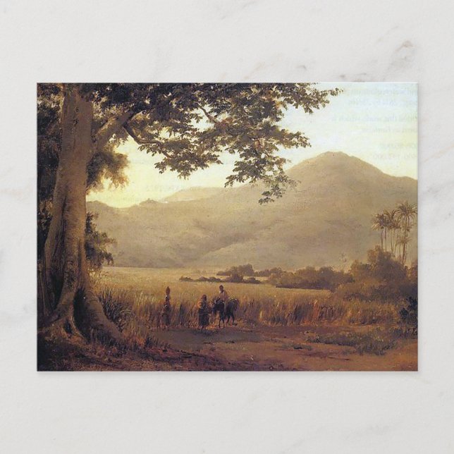 Landscape of Antilian by Camille Pissarro Postcard (Front)