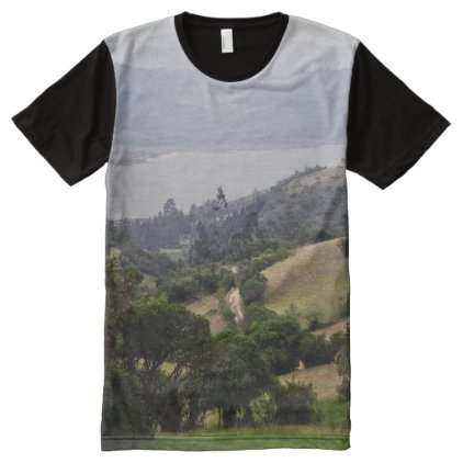 Landscape of Embalse de Tomin&#233;, Cundinamarca. All-Over-Print Shirt