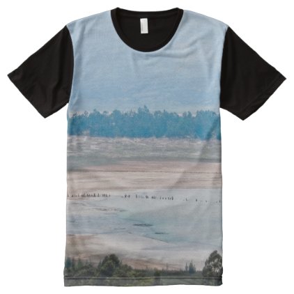 Landscape of Embalse de Tomin&#233;, Cundinamarca. All-Over-Print Shirt