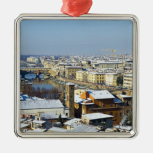 Landscape of Florence from Piazzale 2 Metal Ornament