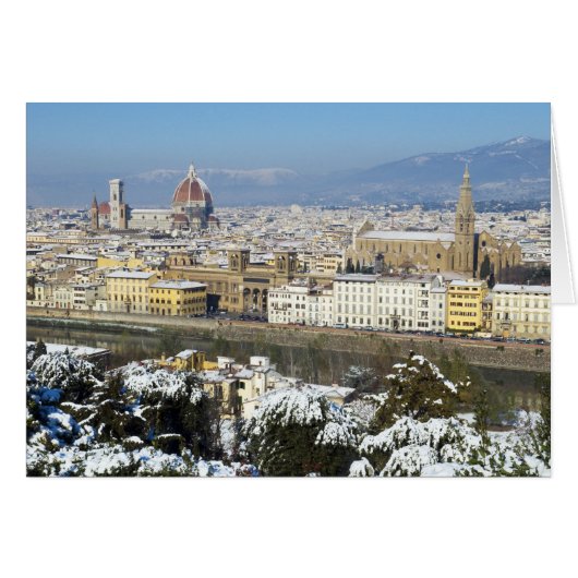 Landscape of Florence from Piazzale Cards (Front Horizontal)
