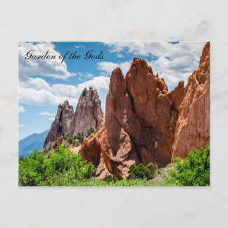 Landscape of Garden of the Gods Colorado Postcard