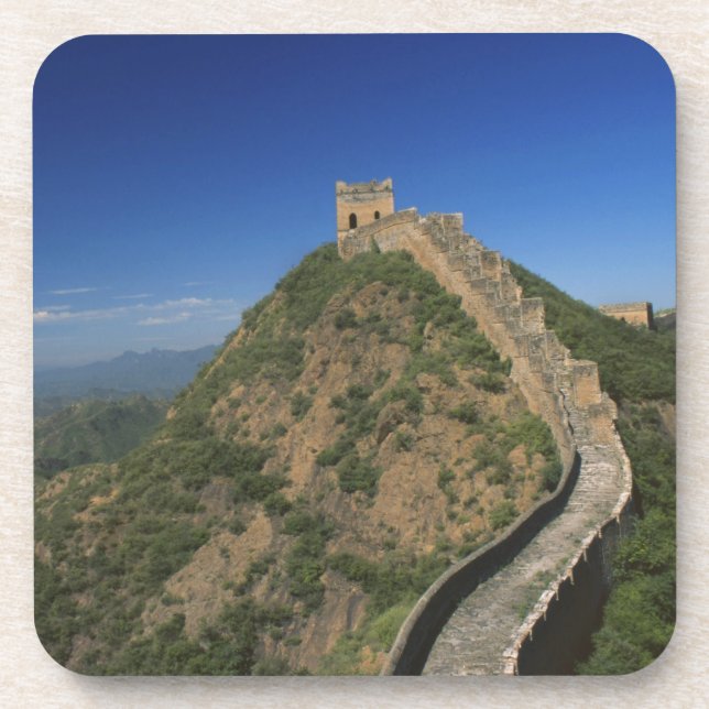 Landscape of Great Wall, China Beverage Coaster (Front)