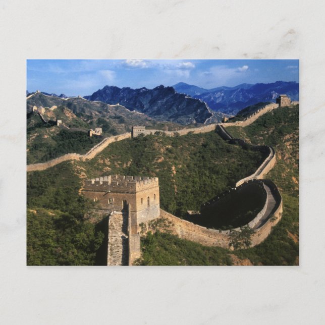 Landscape of Great Wall, Jinshanling, China Postcard (Front)