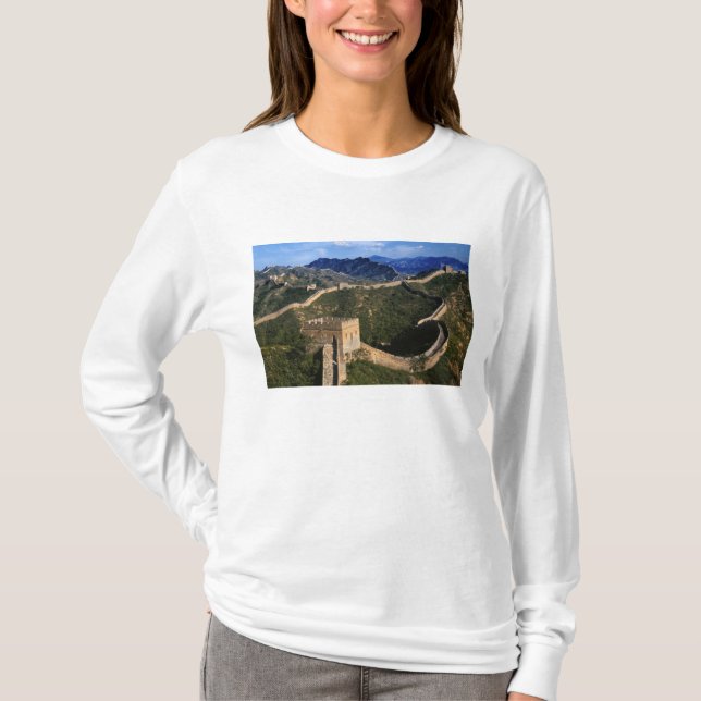 Landscape of Great Wall, Jinshanling, China T-Shirt (Front)