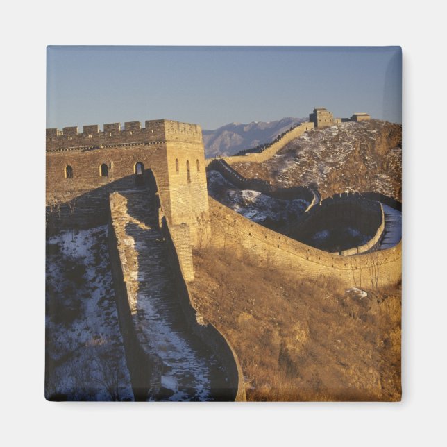 Landscape of Great Wall under sunset, China Magnet (Front)