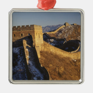 Landscape of Great Wall under sunset, China Metal Ornament