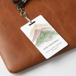 Landscape of Inquiry Nurturing Teacher Quote Name Badge