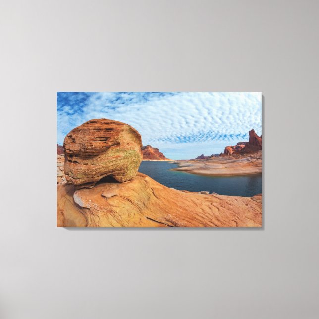 Landscape of Lake Powell Canvas Print (Front)