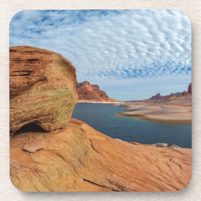 Landscape of Lake Powell Drink Coaster (Front)