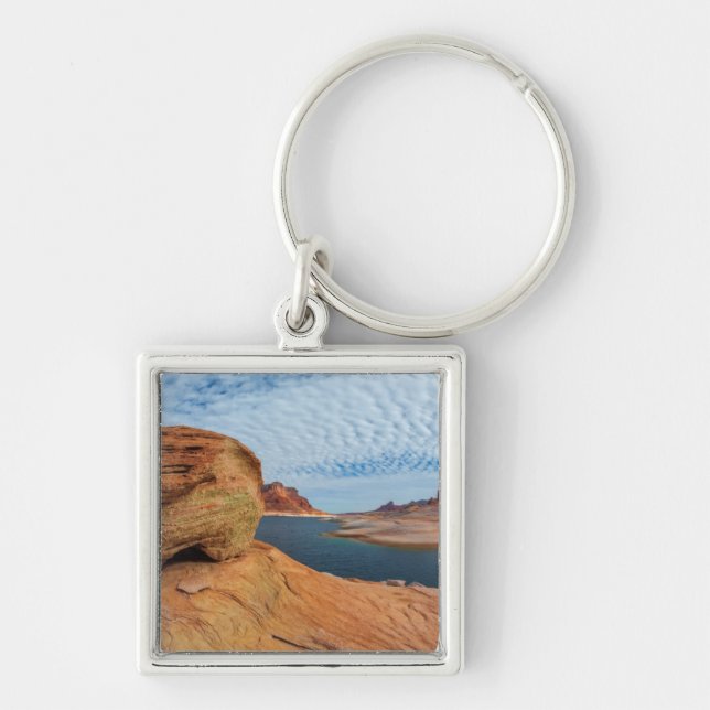 Landscape of Lake Powell Keychain (Front)