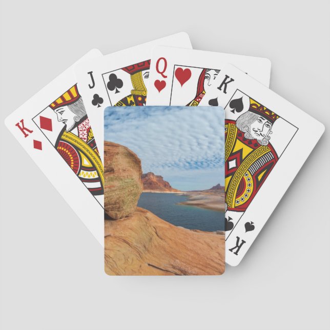 Landscape of Lake Powell Poker Cards (Back)