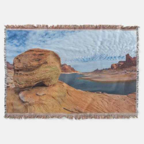 Landscape of Lake Powell Throw Blanket