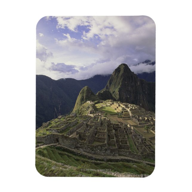 Landscape of Machu Picchu, Peru Magnet (Vertical)