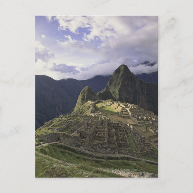 Landscape of Machu Picchu, Peru Postcard (Front)