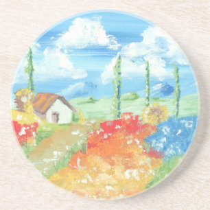 Landscape of the vastness of Tuscany Coaster