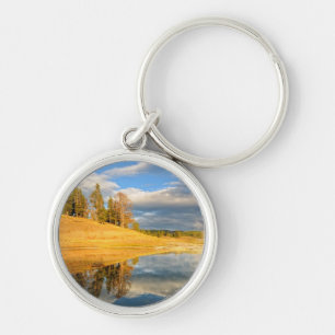 Landscape of Yellowstone Keychain