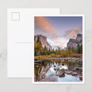 Landscape of Yosemite National Park California USA Postcard