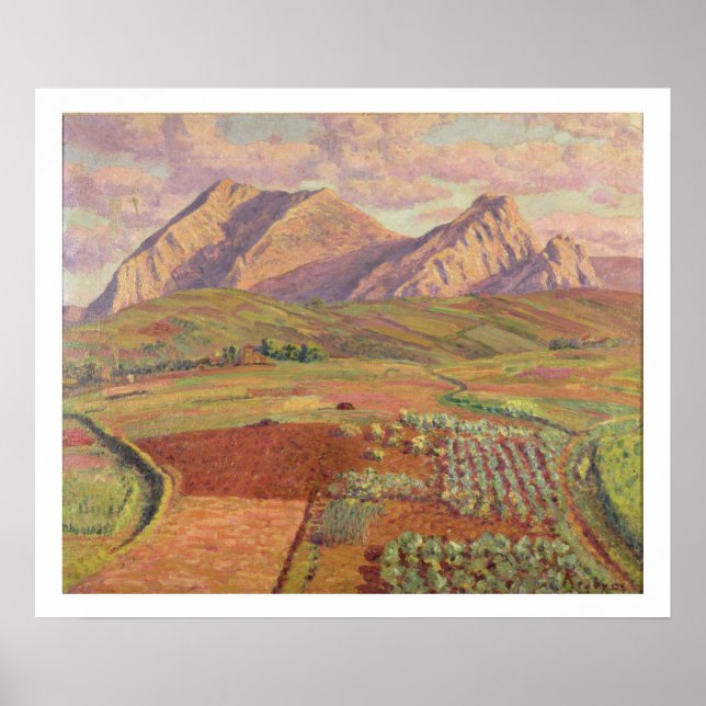 Landscape (oil on canvas) poster (Front)