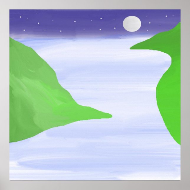 landscape oil painting poster (Front)