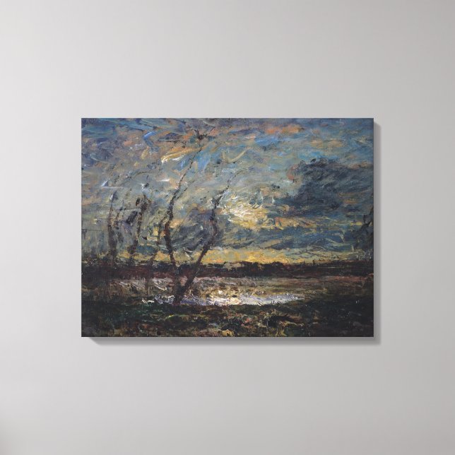 Landscape on the Outskirts of Cremieu Canvas Print (Front)