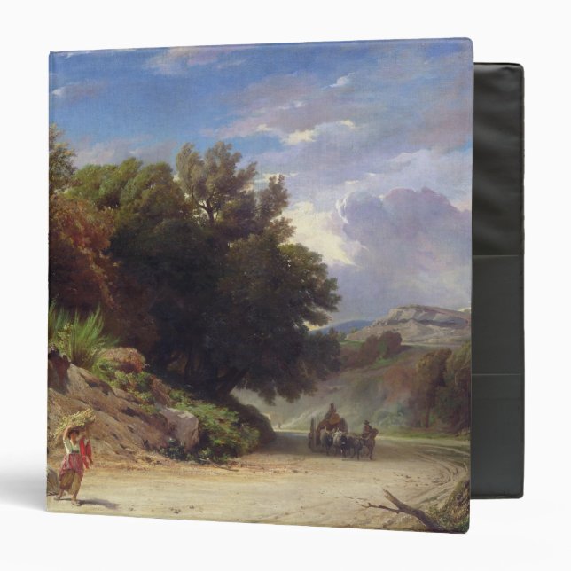 Landscape on the Outskirts of Rome, 1853 Binder (Front/Inside)