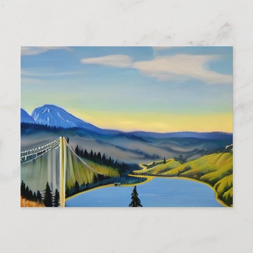 Landscape Oregon Postcard