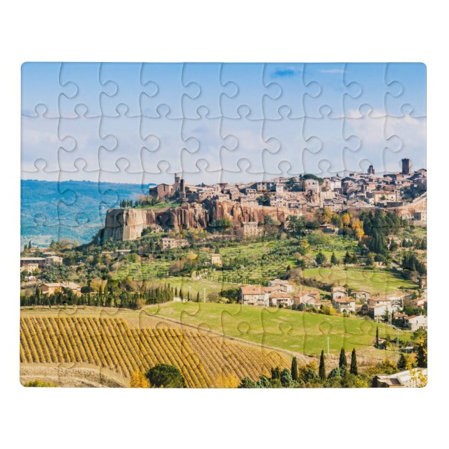 Landscape over Orvieto Jigsaw Puzzle (Puzzle Horizontal)