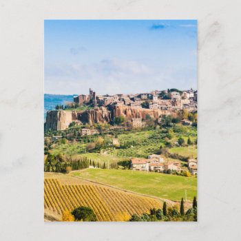 Landscape Over Orvieto Postcard by takemeaway at Zazzle