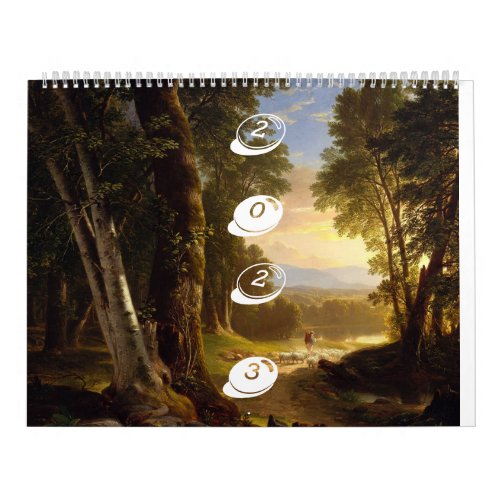 Landscape Painting Calendar 2023