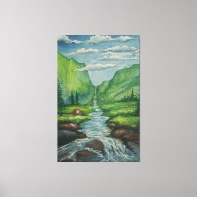 Landscape, Painting,  Canvas Print (Front)