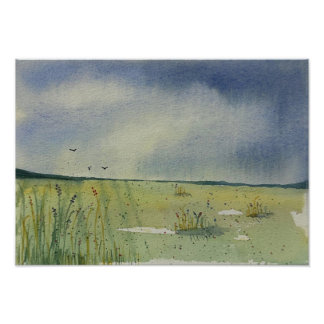 Landscape painting photo print