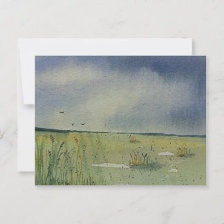Landscape painting postcard