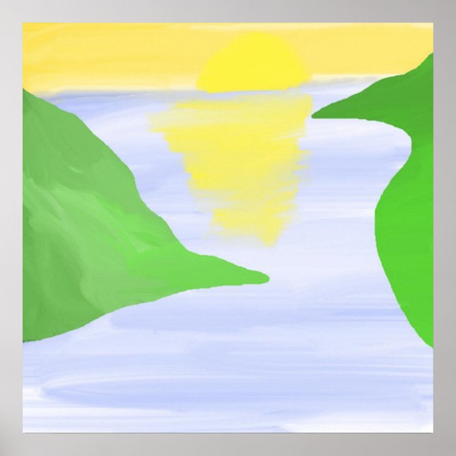 landscape painting poster (Front)