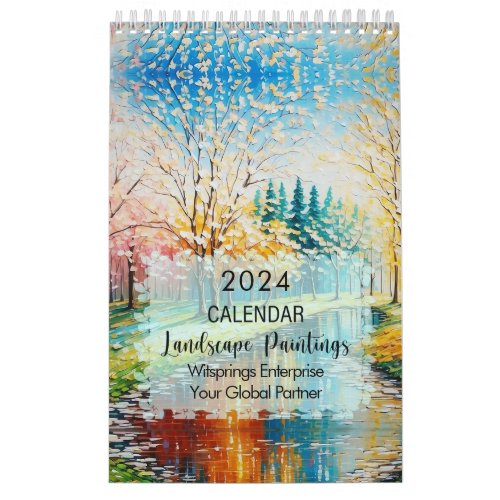 Landscape Paintings Calendar
