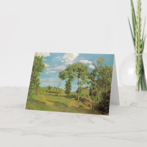 Landscape Paysage Frederic Bazille Impressionist Card