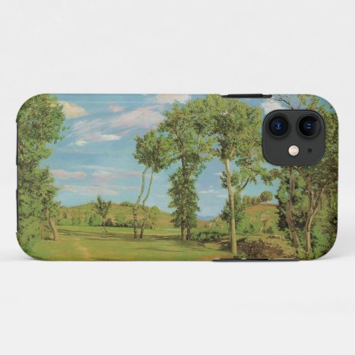 Landscape Paysage Frederic Bazille Impressionist iPhone 11 Case