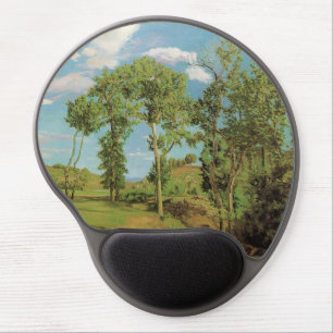 Landscape Paysage Frederic Bazille Impressionist Gel Mouse Pad