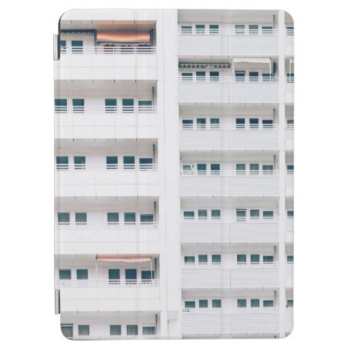 LANDSCAPE PHOTO OF BUILDING WINDOWS iPad AIR COVER