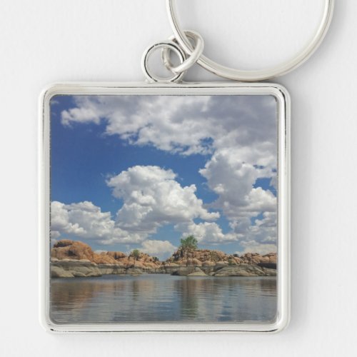 Landscape Photo Watson Lake Prescott Arizona Keychain