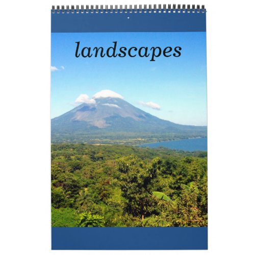 landscape photography calendar