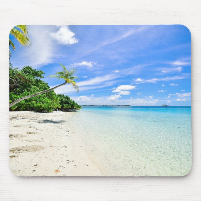 Landscape Photography of Trees on Shoreline Mouse Pad (Front)