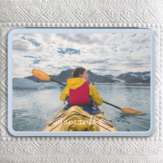 Landscape Rounded Corner Photo Pale Blue Kindle Cover