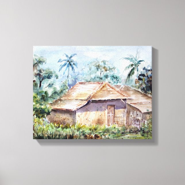 LANDSCAPE scenery painting Canvas Print (Front)