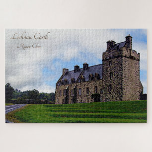 Landscape Scottish Agnew Clan’s Lochnaw Castle Jigsaw Puzzle