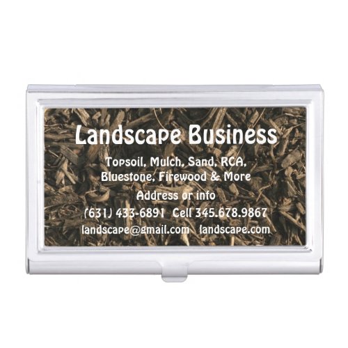 Landscape Soil Gardening Sod Topsoil  Business Card Case