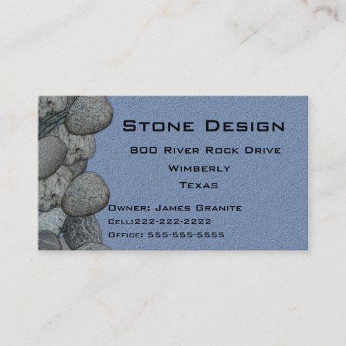 Landscape/Stone Mason Business Business Card